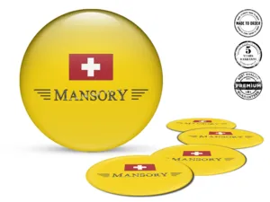 Mansory Silikonaufkleber Stil Gewölbte Felgenembleme